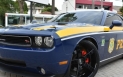 Challenger apreendido em operação contra tráfico vira carro policial no PR...