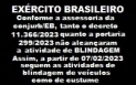 Exército orienta retomada da blindagem!!!