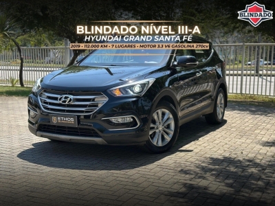 Santa Fé Preto 2019 - Hyundai - Rio de Janeiro cód.37973