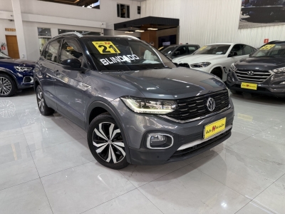 T-CROSS Cinza 2021 - Volkswagen - São Paulo cód.39174