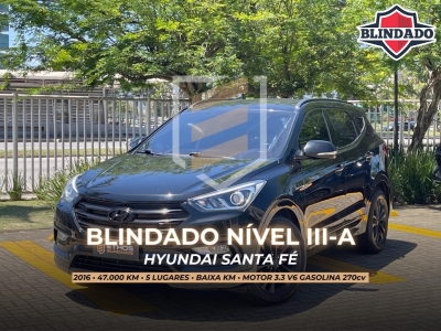 Santa Fé Preto 2016 - Hyundai - Rio de Janeiro cód.39457
