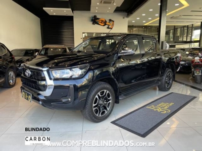Hillux CD SRV Preto 2021 - Toyota - São Paulo cód.37706